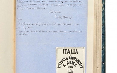 DUMAS, Alexandre père (1802-1870) Lettres d’Italie