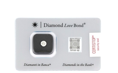 Diamant taille brillant 0,72 ct. Certificat GIA, blister Rapaport. Diamant brut de taille brillant pesant...