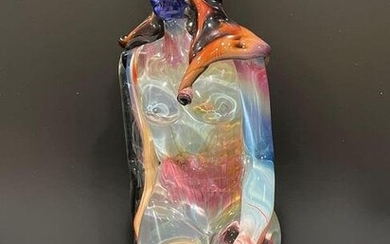 Dino Rosin. Murano Art Glass Sculpture, Nude