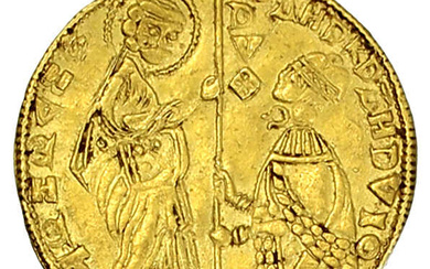 Dukat o.J.(1346/1364) auf venezianischen Schlag. 3,48 g. sehr schön/vorzüglich