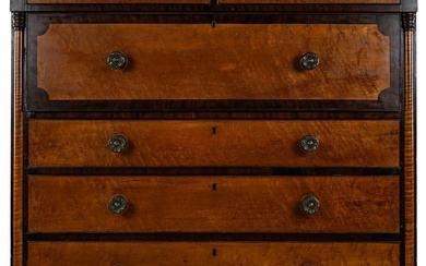 Early 19th c Federal Tall Chest