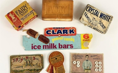 Early Soap Bars and Other Paper Advertisements