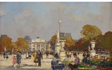 Édouard Léon Cortès (French, 1882–1969), , Le Jardin