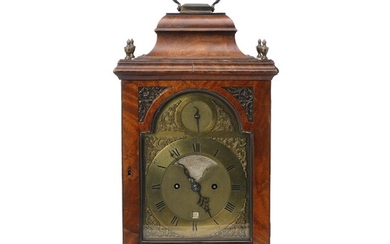 SOLD. English George III table clock with musical movement. Plaque signed John Baker, Hull. Late 18th century. H. 49 cm. W. 29 cm. D. 20 cm. – Bruun Rasmussen Auctioneers of Fine Art