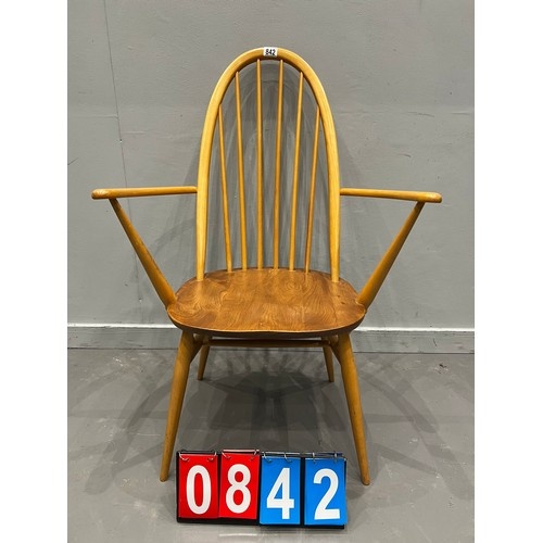Ercol blonde Quaker carver chair superb condition