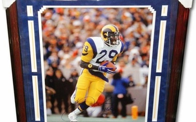 Eric Dickerson Hand Signed Autographed Custom Framed 16x20 Photograph
