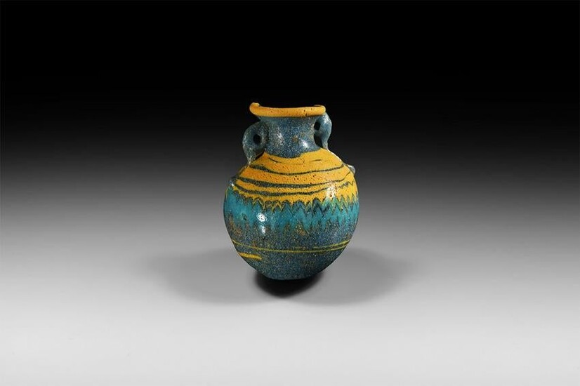 Etruscan Core-Formed Glass Aryballos