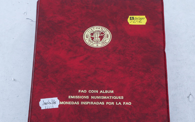 FAO Coin Album from United Nations- 59 Coins