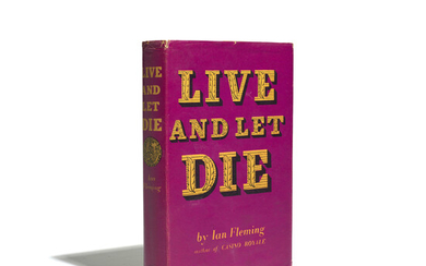FLEMING, IAN. 1908-1964. Live and Let Die. Jonathan Cape, 1954.