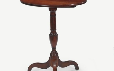 Federal cherrywood candlestand, early 19th century
