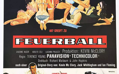 Feuerball,Sean Connery, Opération Tonnerre - Thunderball Feuerball,Sean Connery, Opération Tonnerre - Thunderball