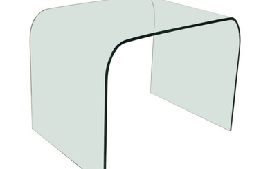 Fiam(Attr.) Curved Glass Table