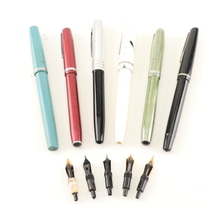 Fountain Pens Including Higgins and Esterbrook, Early to Mid 20th Century