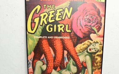 Framed Print - The Green Girl