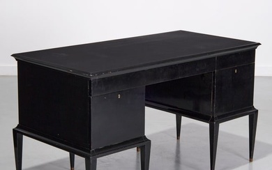 French Art Moderne double-pedestal desk