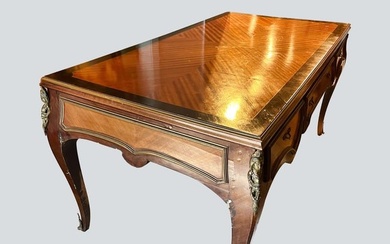 French Louis XV Style Bronze Ormolu Writing Desk