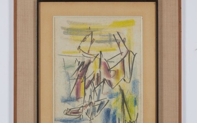 GEN PAUL (1895-1975) "Cavalier" Pastel, signé en haut à gauche 38 x 27 cm