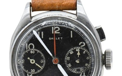 Gallet Chronograph Wristwatch, Circa 1940's