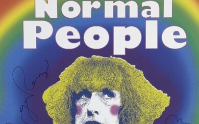 Grayson Perry CBE RA, British b.1960- A Show For Normal People, 2021; offset lithographic poster in colours on smooth wove, signed and with doodle of Alan Measles in black ink, sheet 59.5 x 42cm (unframed) (ARR)