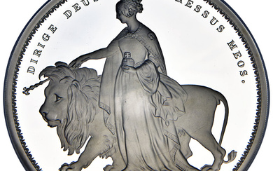 Great Britain: , Elizabeth II silver Proof "Una and the Lion" 1000 Pounds (2 Kilos) 2019 PR69 Ultra Cameo NGC,...
