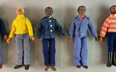 Group of 5 Mego Starsky and Hutch Action Figures