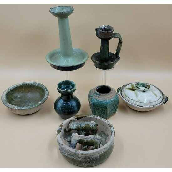 A Collections of Ancient Pottery items