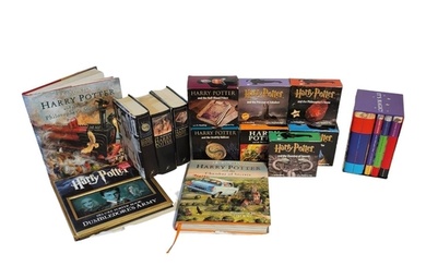 HARRY POTTER, A COLLECTION OF VINTAGE BOOKS AND AUDIO BOOKS ...