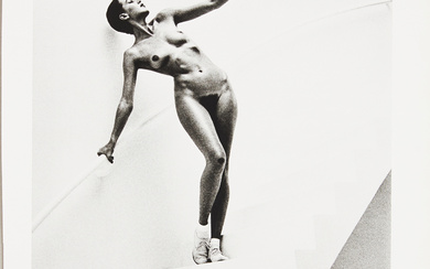 HELMUT NEWTON. "In my Studio, 1978", offset lithographic photograph, from the 1979 Special Collection suite.