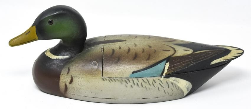 Hand Made & Painted Duck Decoy Statue