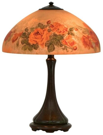 Handel "Rose" Table Lamp