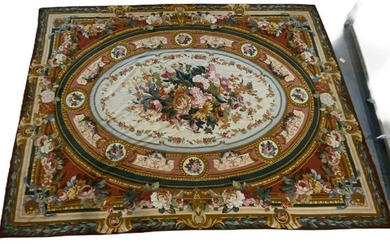 Handmade Aubusson style reproduction tapestry