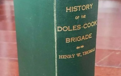 "History of the Doles-Cook Brigade" Book by Henry W.