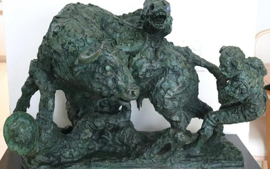 Humberto Peraza (Mexican 1925-2016) Bronze Sculpture