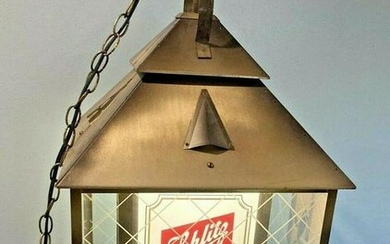 Incredible Huge 1960's Schlitz Beer Hanging Light