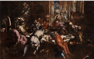 Jacopo Tintoretto, 1518 Venedig – 1594 ebenda, Das letzte Abendmahl