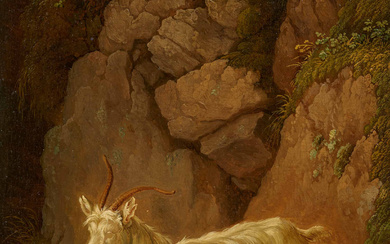 Jakob Philipp Hackert | Goat in front of Cliffs