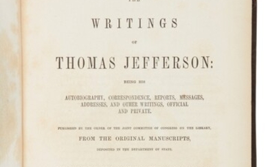 Jefferson, Thomas | The first attempt to comprehensively collect Jefferson's writings