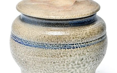 Karen Karnes Stoneware Art Pottery Covered Jar