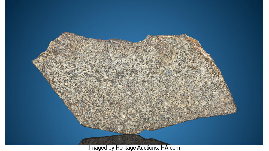 Košice Meteorite Slice Chondrite, H5 Vychodoslovensky, Slovakia - (48°...