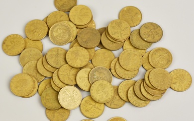 LOTTO DI LIRE ITALIANE composto da monete da 20 lire vari anni di coniazione