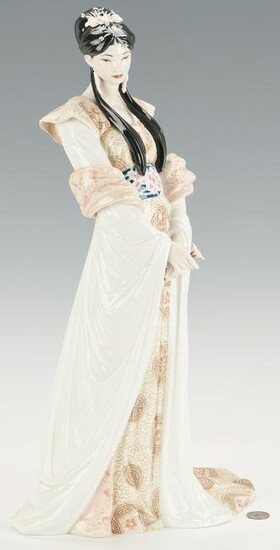 Limited Edition Lladro Porcelain Figure, Chinese Beauty