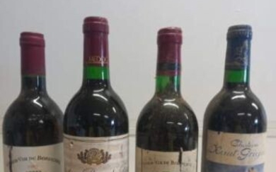 Lot de 4 bouteilles: 1 Château La Rose du... - Lot 42 - Enchères Maisons-Laffitte