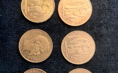 Lot de six pièces de 20 Francs | France, XIXe siècle