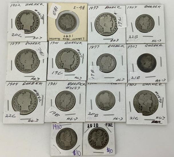 Lot of 14 Mixed Cased Coins