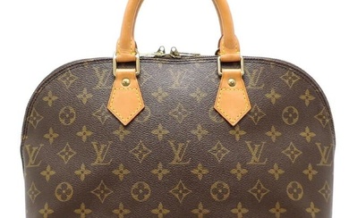 Louis Vuitton Alma PM Women's Handbag M51130 () Monogram Ebene (Brown)