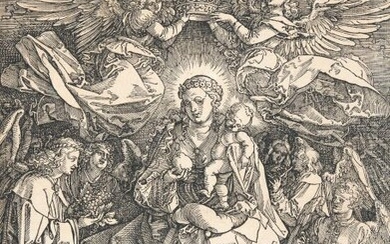 Mary as Queen of Angels (The Virgin crowned by two angels)