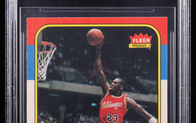 Michael Jordan 1986-87 Fleer #57 RC (BGS 8.5)