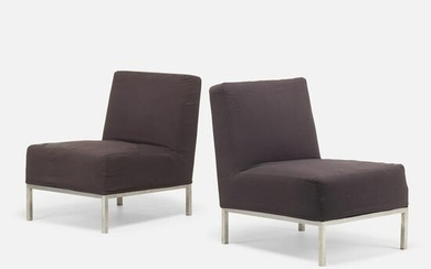 Modern, Lounge chairs, pair