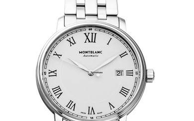 Montblanc Tradition 112610 - Tradition Automatic White Dial Stainless Steel Men's Watch