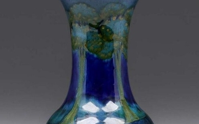 Moorcroft Moonlit Blue Flared Vase c1920